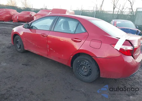 2018 Toyota Corolla Le from USA, damaged, VIN 2T1BURHE0JC013839